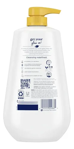 Jabón Líquido Corporal Dove Mango Y Almendra 905ml
