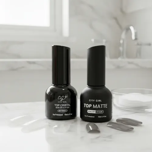 Top Coat Matte City Girl Profesional Uv 10ml Uñas Esculpidas