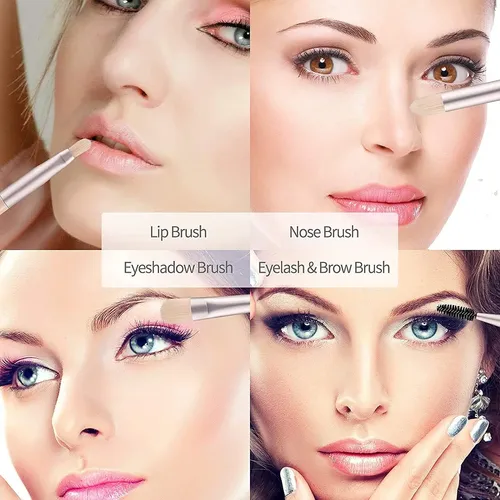 Brochas De Maquillaje, 8 Piezas Pinceles Maquillaje Set