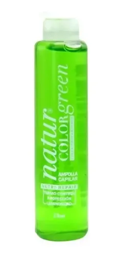 Ampolla Natur Color Green Nutri Repair Argan Keratina X13ml