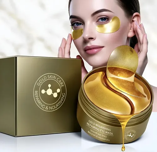 Mascarilla Parche Ojeras Oro 24k Hidratante Colageno 60u. Todo Tipo De Piel