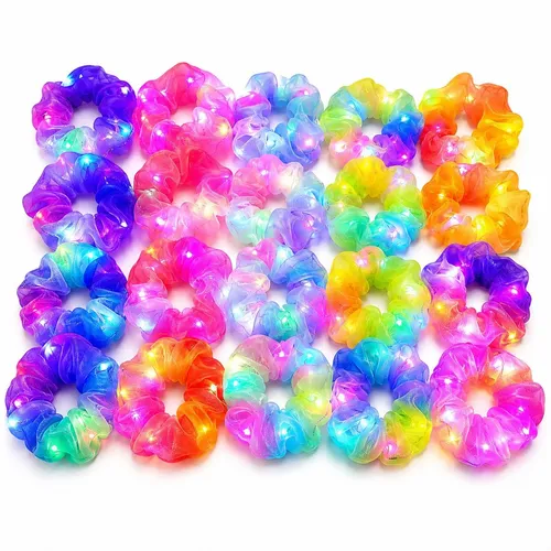% 20 Coleteros De Pelo Con Luz Led Para Fiestas ^