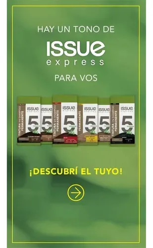 Pack Tintura En Shampoo Issue Express 5 Minutos Rubio Natura
