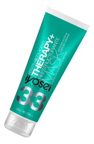 3 Máscara Reestructurante Keratina-colágeno X 230ml Iyosei