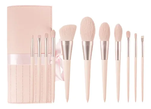 Set De 11 Brochas Suaves Para Maquillaje En Polvo Y Rubor Fe