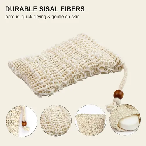 Bolsas Jabón Sisal 6 Unidades Ybonrsq Reutilizables