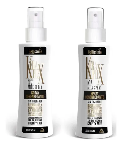 Kit Desenredante Sin Enjuague Keraplex Bellissima 145ml X2