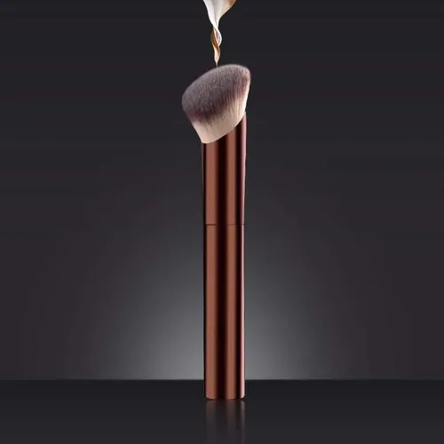 Brocha De Maquillaje Hg Para Base Y Corrector, Mango Largo