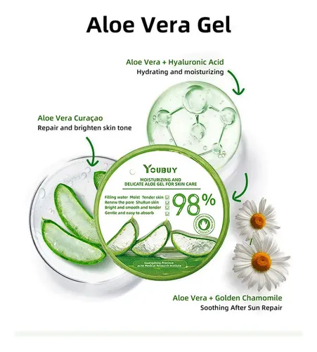 Gel Hidratante De Aloe E Hidratante Para Después De La Repar