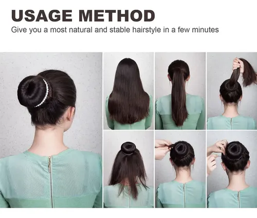 3 Anillos De Extensión Con Moño Para El Cabello, Desor