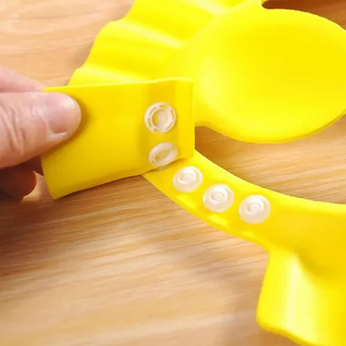 Gorro De Baño Para Bebé Ajustable Con B Estilo 1 Amarillo