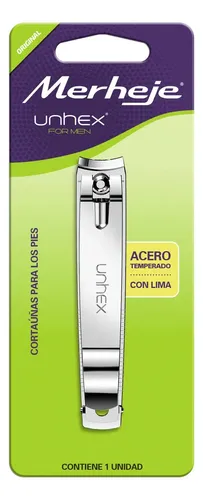 Cortaúñas para Pies Grande Unhex Acero al Carbono Templado