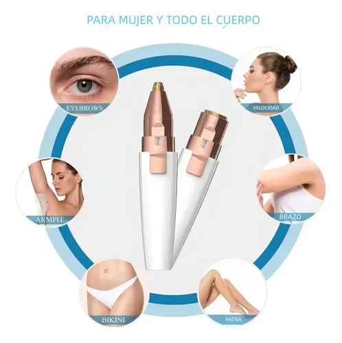 Depiladora Eléctrica Facial 2 En 1 Recargable Por Usb ***
