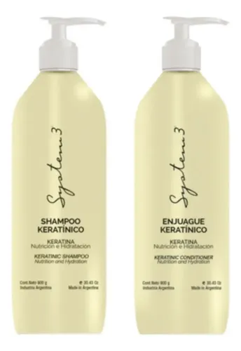 Combo Shampoo Y Acondicionador Keratínico – System 3