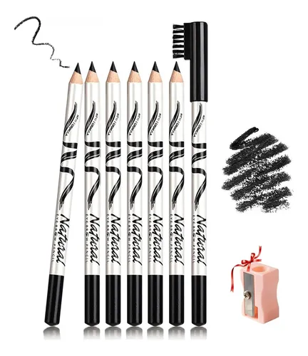 Lápices Para Cejas Pkerus 6pcs Con Delineador Y