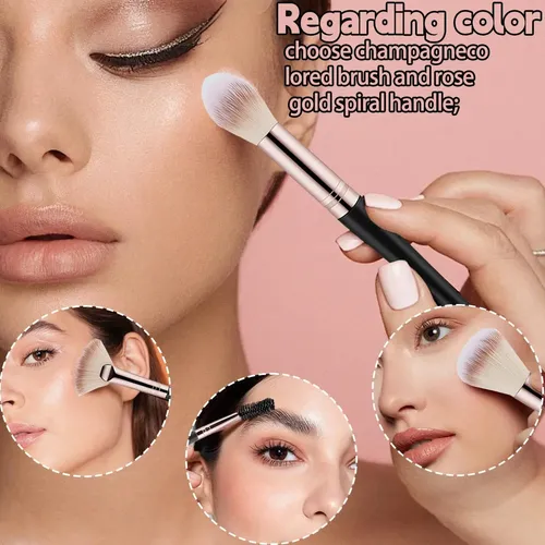 Set De 40 Brochas Y Esponjas De Maquillaje Negro