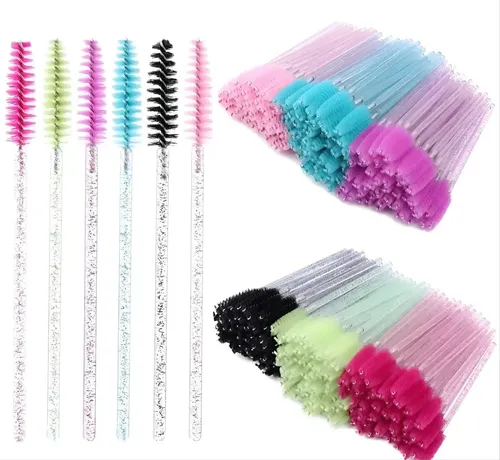50 Unidades Cepillos Desechables Pestañas Cejas Smlashes