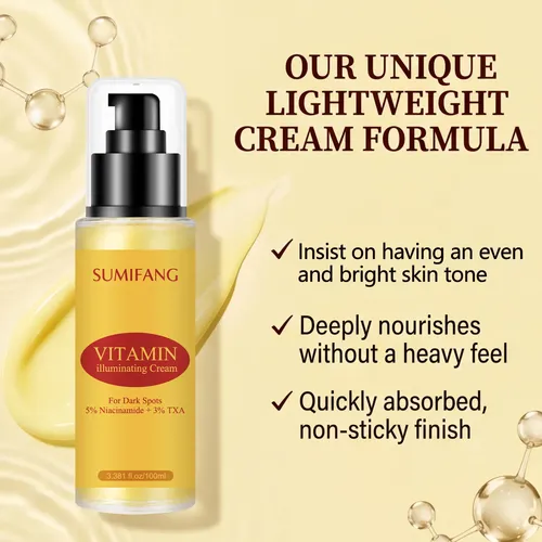 Crema Iluminadora Vitamínica Sumifang  Atenúa Las Manchas O