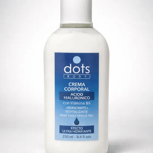 Crema Corporal Ácido Hialuronico Ultra Hidratante Dots 250ml
