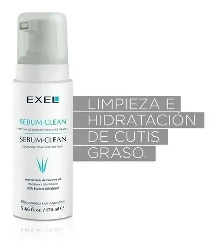 Limpieza Facial Espuma Limpiadora Sebum Cutis Graso Exel