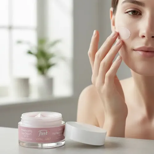 Crema Humectante De Día Línea Vital Just 2025 + Todo Tipo De Piel Día