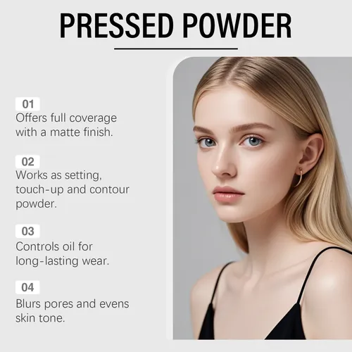 Mascarilla Base Natural Zephoco Matte Flawless Powder (blanc