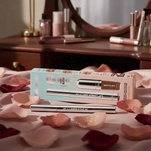 Sacheu Kit Delineador Labial Peel Off Hey-zel Y Nude Gloss