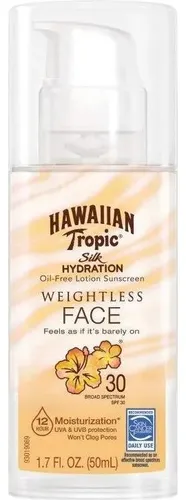 Protección Solar Facial Hawaiian Tropic Silk Hydration