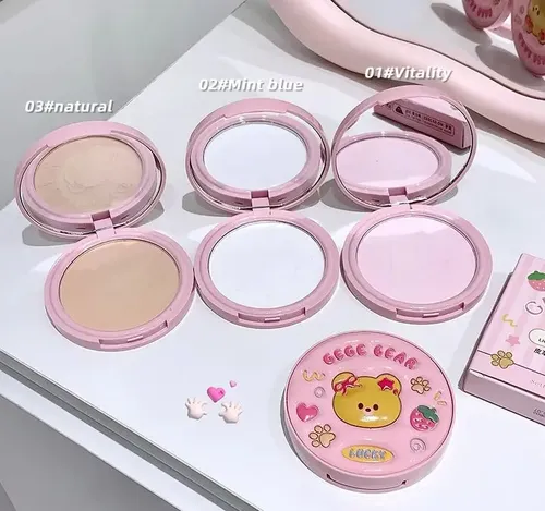 Polvo Compacto Fijador Sellador De Maquillaje Gege Bear