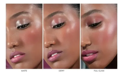Natasha Denona Paleta Rubor Iluminador Berry Pop Cheek Trio