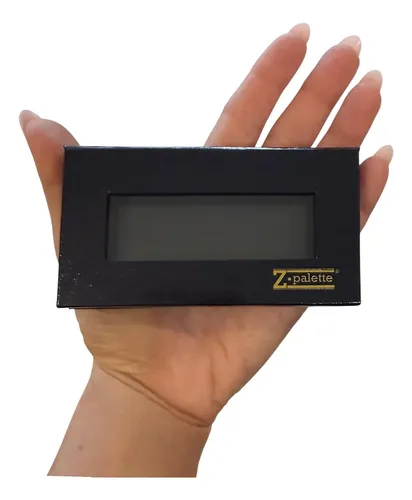 Paleta Maquillaje Magnética Mini Negra Con Ventana