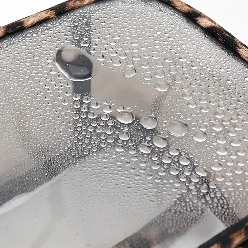 Waterproof Makeup Bag With Leopard Print