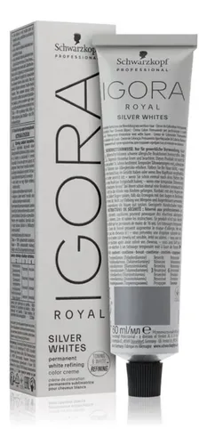 Tintura Igora Absolutes Silverwhites – Schwarzkopf 60g Tono Silver