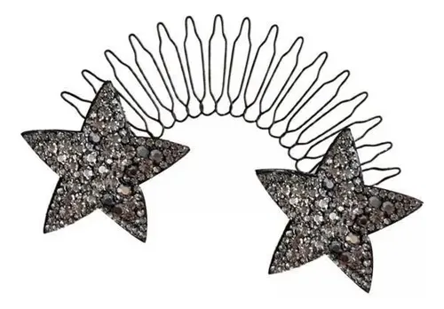 4 Herramienta De Peinado De Diamantes De Imitación Negro