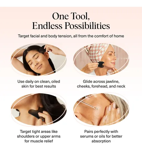 Gua Sha Kitsch Acero Inoxidable Matte Black