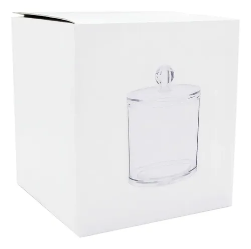 Organizador de Maquillaje Acrílico con Tapa Jessamy Modelo O01510