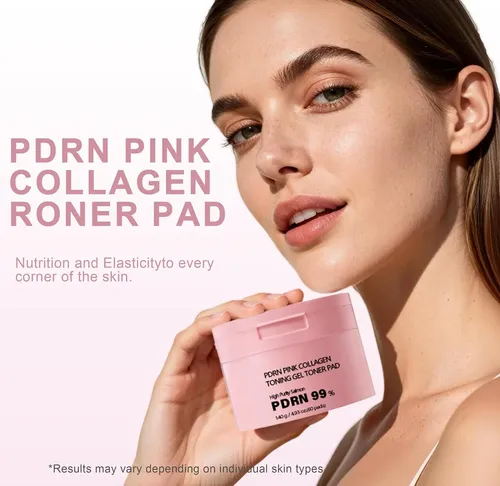 Pads Tónico Facial Pdrn Salmón Colágeno Hidratante 60p