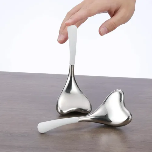 Barra De Masaje De Belleza 2 En 1 De Acero Inoxidable (plata