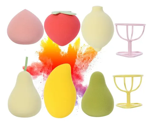 Esponja De Maquillaje Frutas Beauty Blender Base Contorno