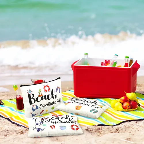 Bolsa De Maquillaje Chunful Summer Themes, Lona, 25 X 19 Cm,