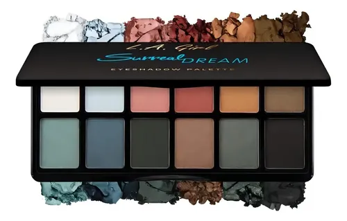 Paleta de Sombras L.A. Girl 12 Colores Surreal Dream Acabado Radiante