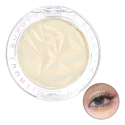 Paleta De Iluminador Dorado Con Brillo Para Rostro Dorado