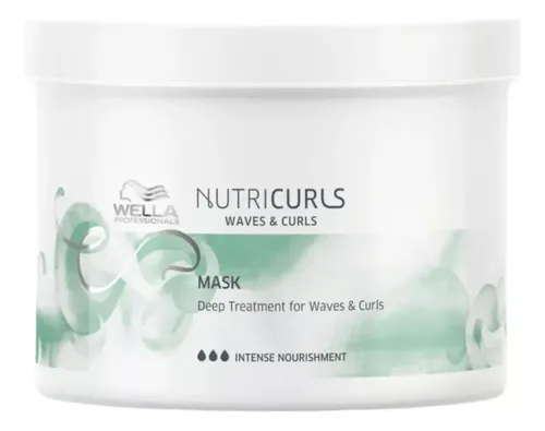 Mascara Capilar Wella Nutricurls Para Pelo Rulos Rizos 500ml
