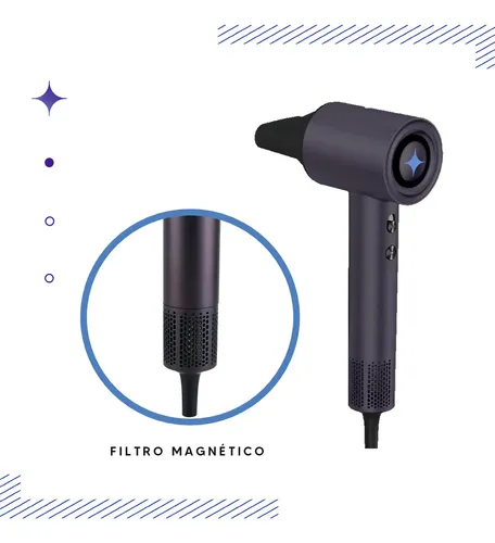 Secador De Pelo Eurobeauty EB-HDDC05I 1600w 2 Velocidades 3 Niveles De Temperatura