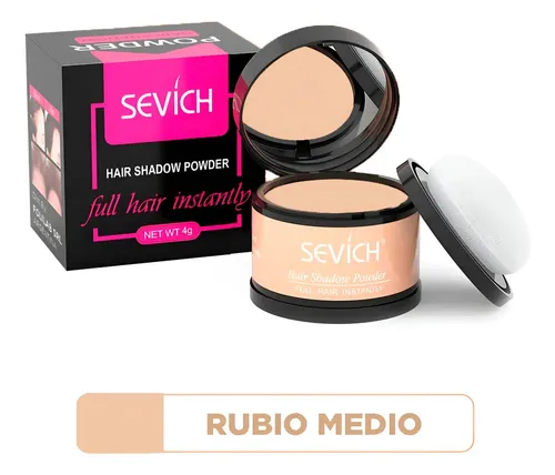 Sombra Capilar Sevich 4g Cubrir Canas Raices – Rubio Medio