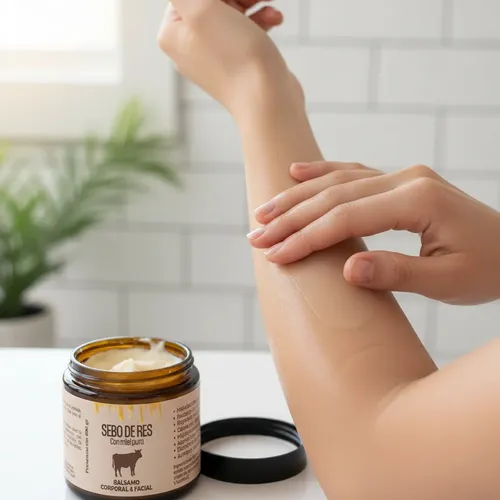 Crema De Sebo De Res Con Miel Pura. Cicatrices Dermatitis