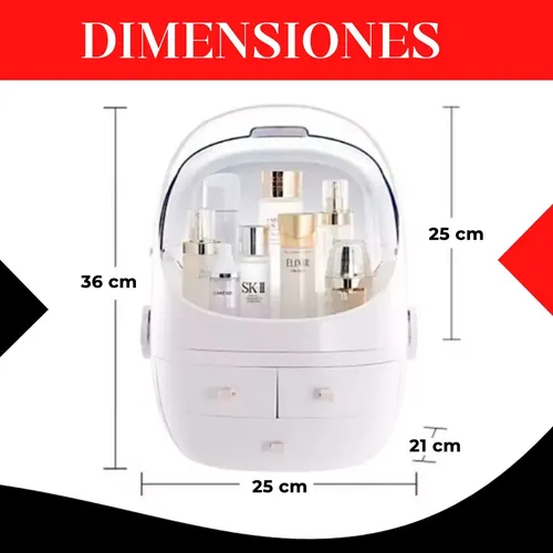 Organizador De Maquillaje Portátil Brochas Cosmeticos Makeup