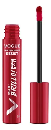 Brillo Labial Resist ¡Oh Q’ brillo! Vogue Tono Imparable 3ml