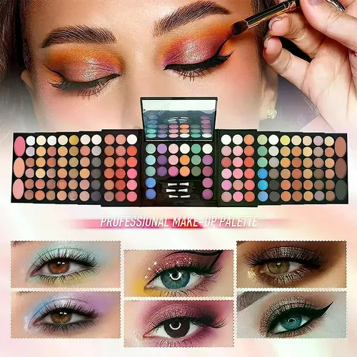 Qe Xt A Kit De Maquilla 142 Color Sombra De Ojos Paleta De