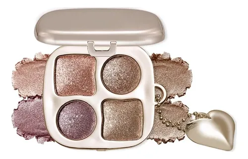 Paleta De Sombras Glitter 4 Colores Lzmyttbd C06
